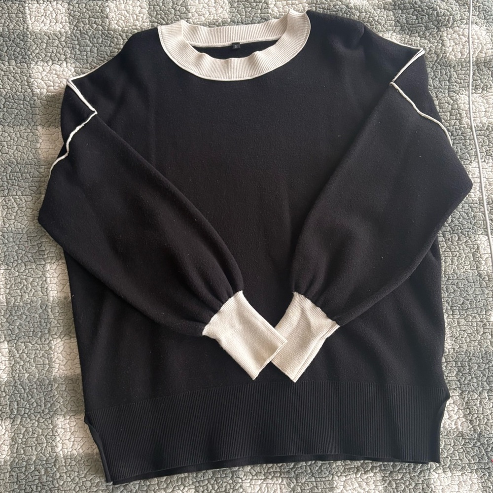 Black and White Sweater